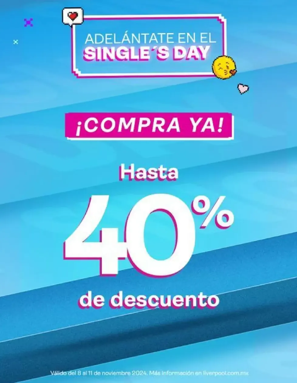 Catálogo de Ofertas de Single's Day en Liverpool  8 de noviembre al 11 de noviembre 2024 - Pagina 1