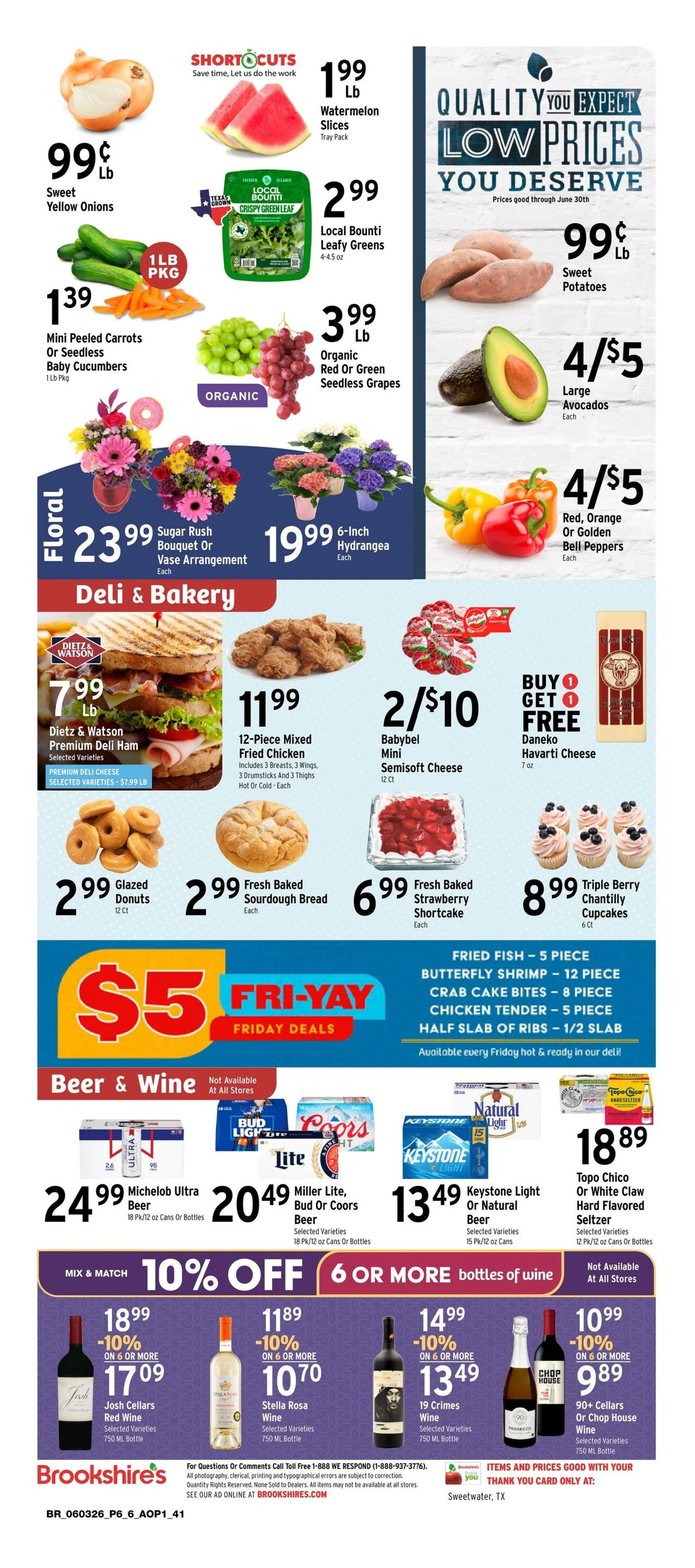 Weekly promotion Brookshires Sales spanning from June 3 to June 9 2026 - Page 6 for Catalogue 365