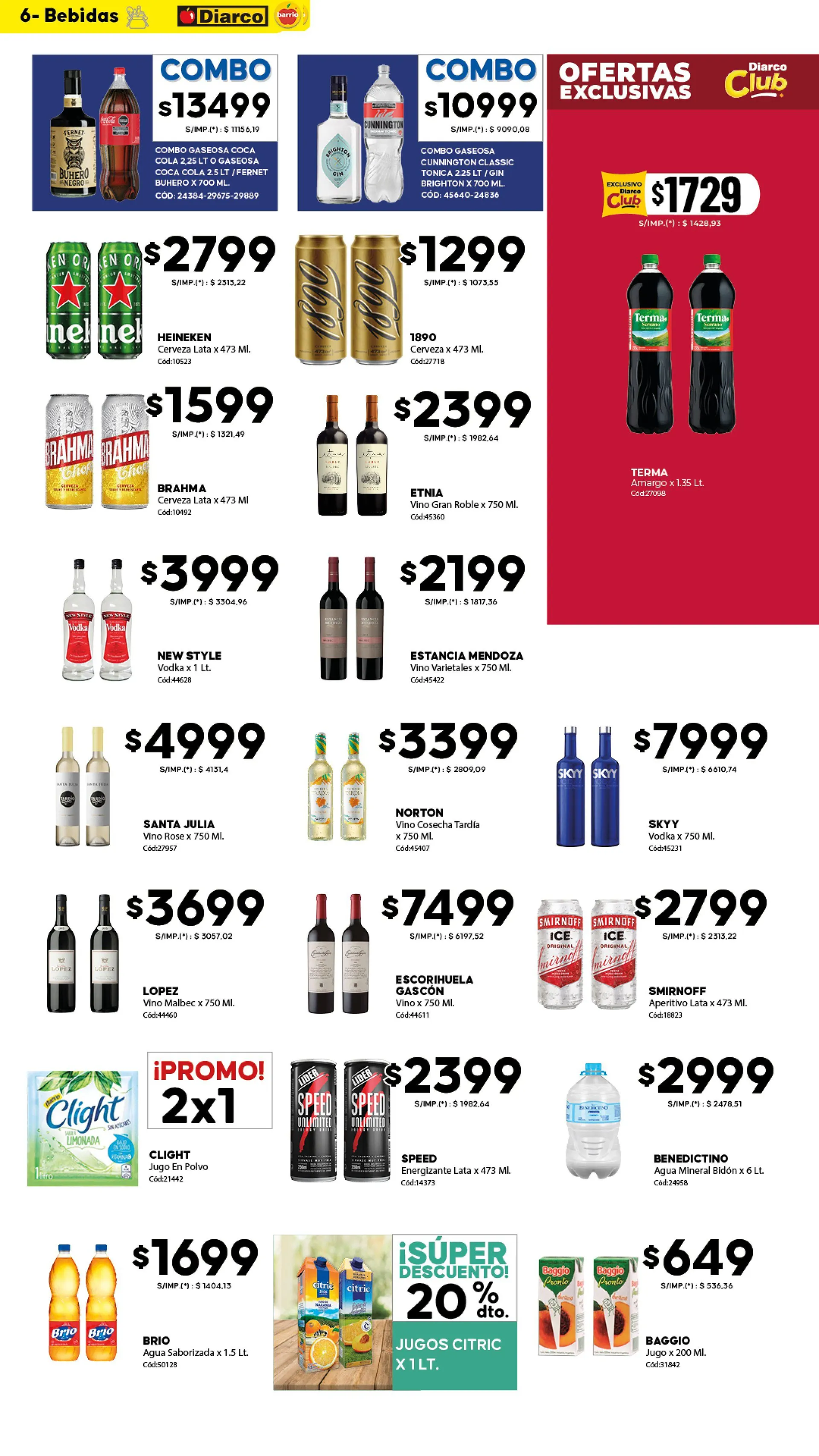 Ofertas de Diarco Ofertas 25 de mayo al 29 de mayo 2026 - Página 6 del catálogo