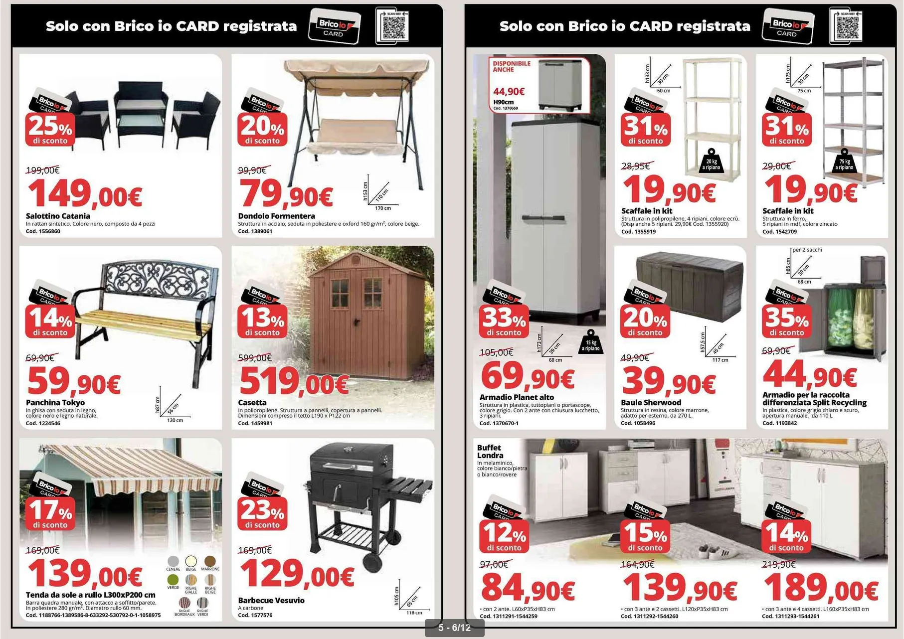  Volantini Brico io da 5 marzo a 22 marzo di 2026 - Pagina del volantino 6
