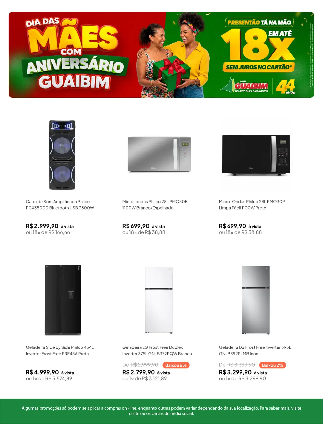 Encarte de  Lojas Guaibim 16 de abril até 6 de maio 2026 - Pagina 5