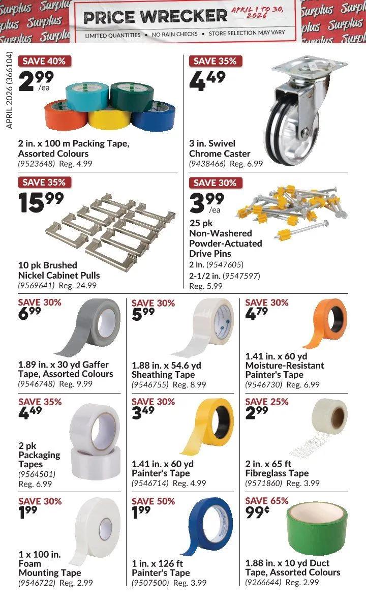 Princess Auto Sales from April 1 to April 30 2026 - flyer page 6