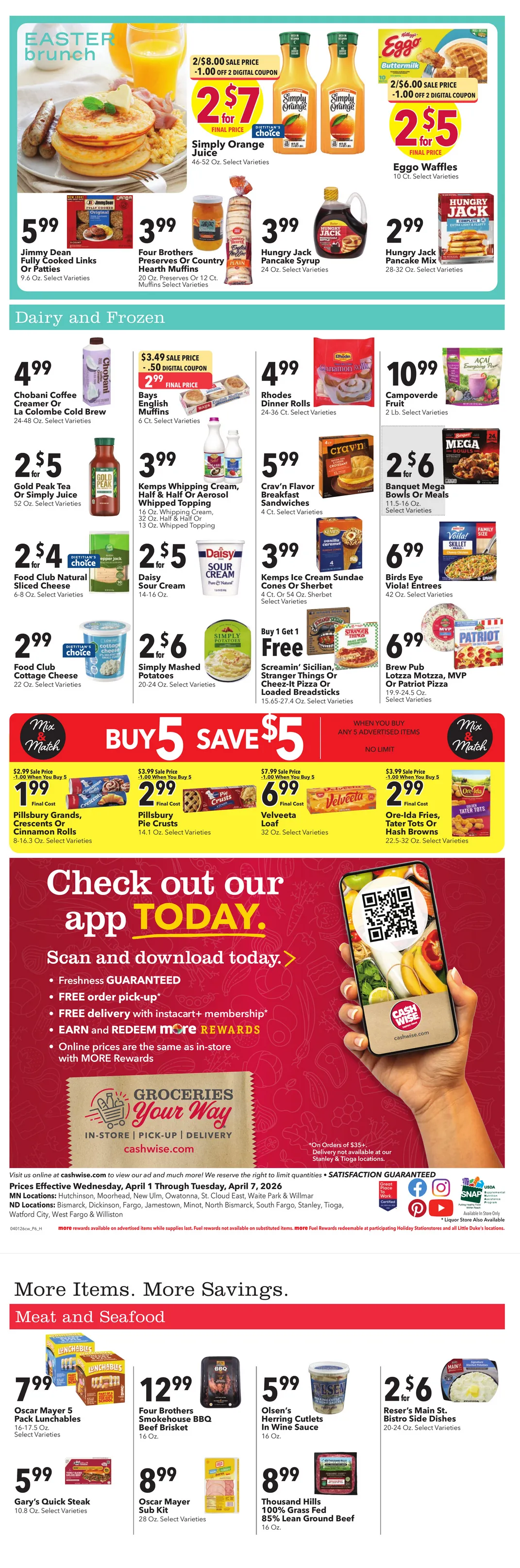 Weekly ad Cash Wise Sales from April 1 to April 7 2026 - Page 6