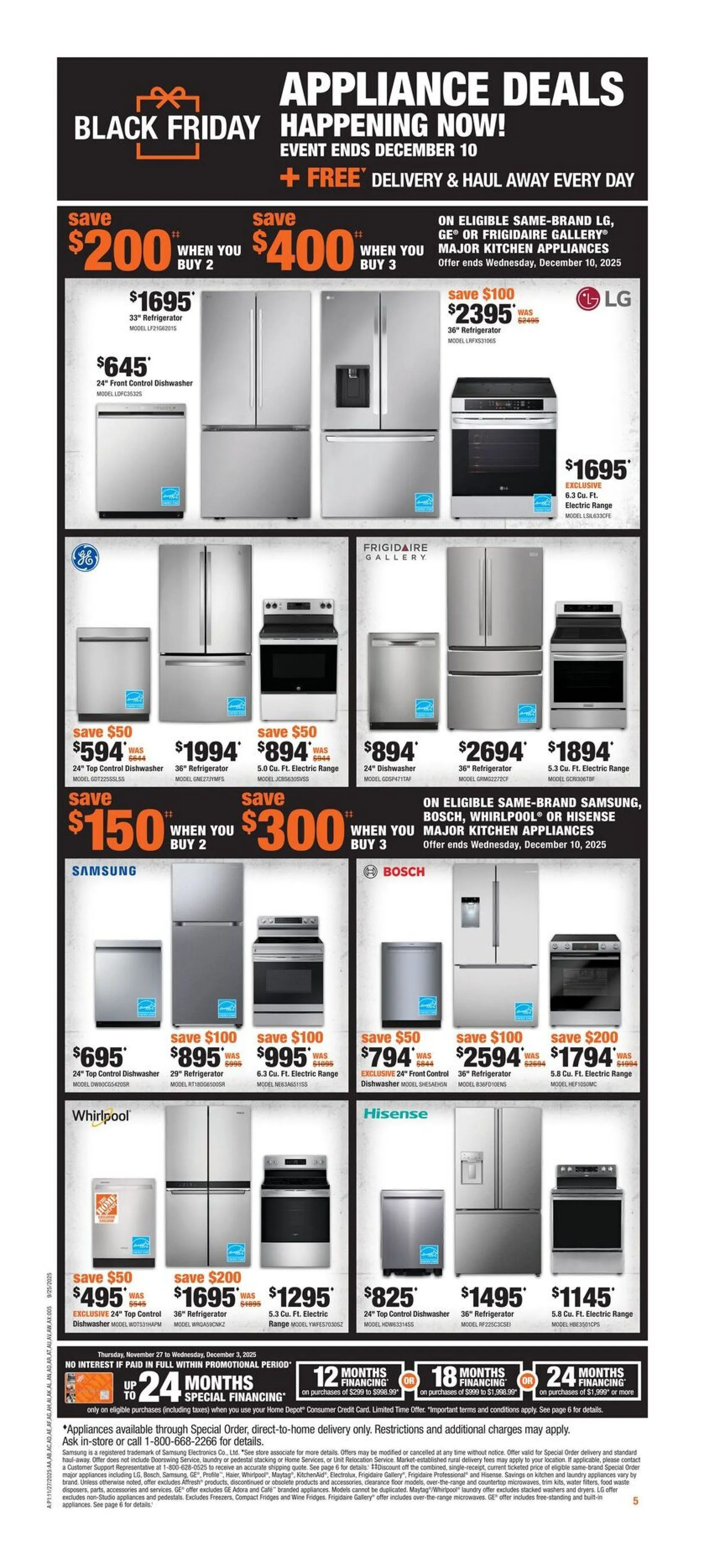 The Home Depot Sales from November 27 to December 10 2025 - flyer page 6