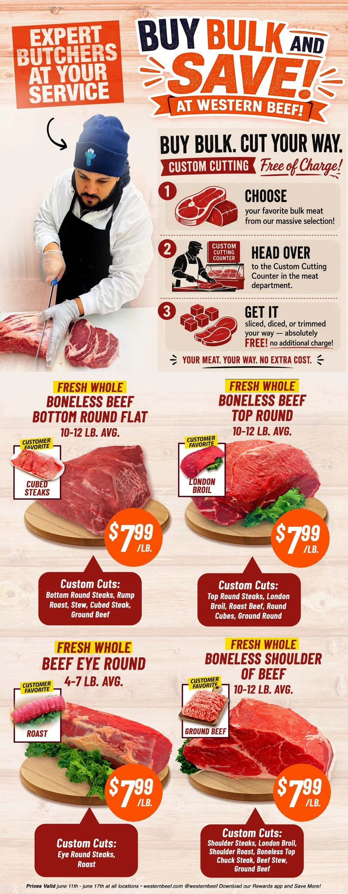 Weekly ad Western Beef  Sales from June 11 to June 17 2026 - Page 6