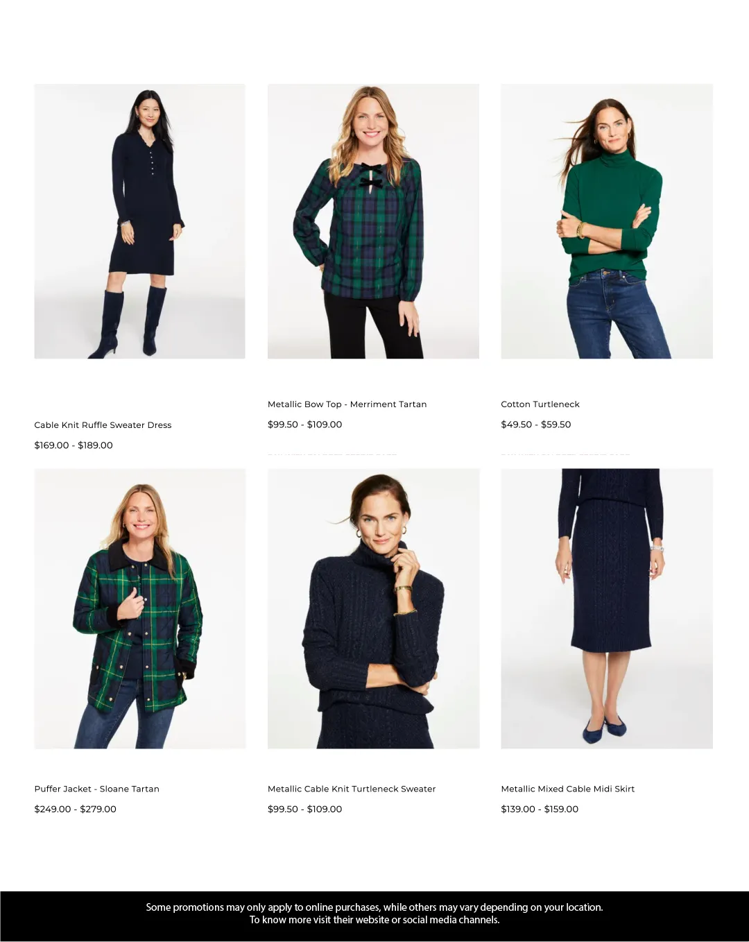 Weekly promotion Talbots Sales spanning from November 20 to November 30 2025 - Page 5 for Catalogue 365