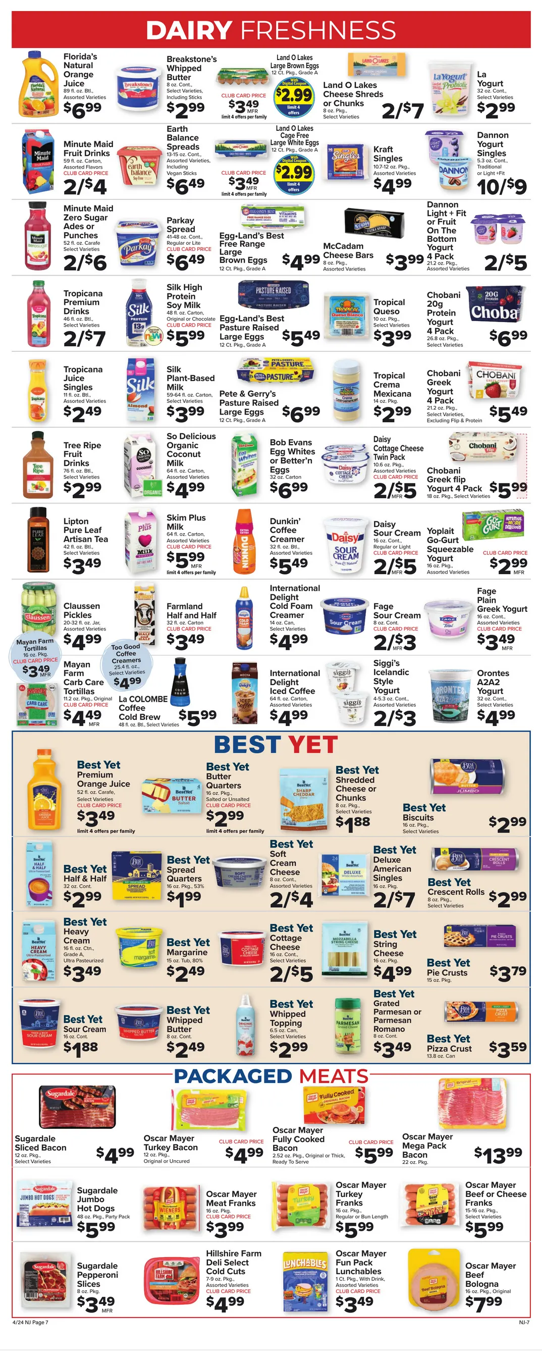 Weekly promotion Foodtown Sales spanning from April 24 to April 30 2026 - Page 6 for Catalogue 365