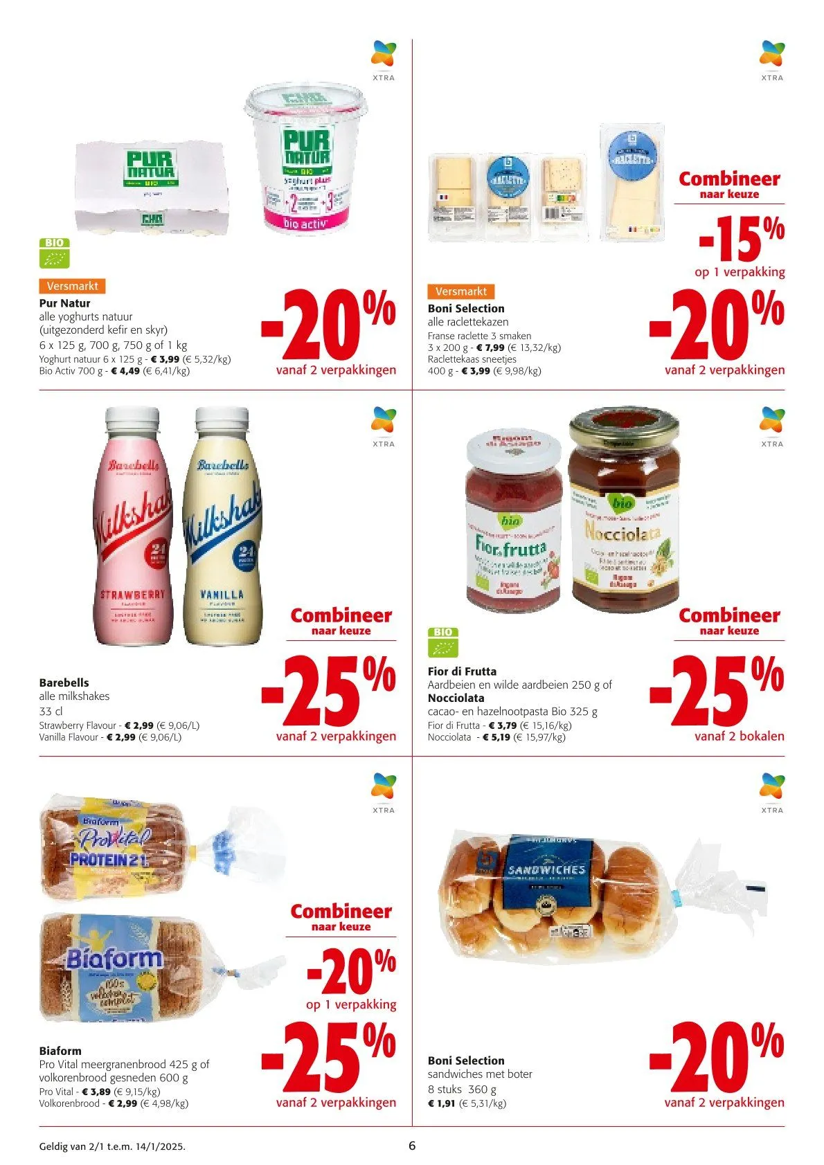 Speciale promoties van Colruyt van 2 januari tot 14 januari 2025 - folder pagina 5