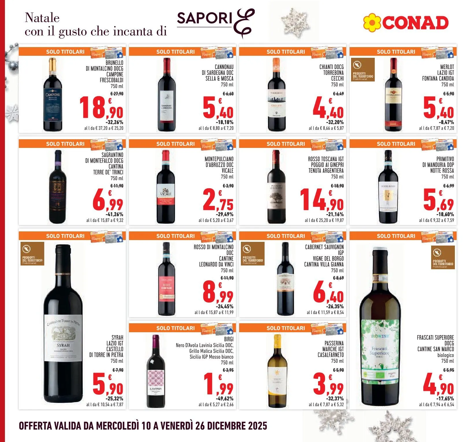  Sapori & Dintorni Conad da 10 dicembre a 26 dicembre di 2025 - Pagina del volantino 6