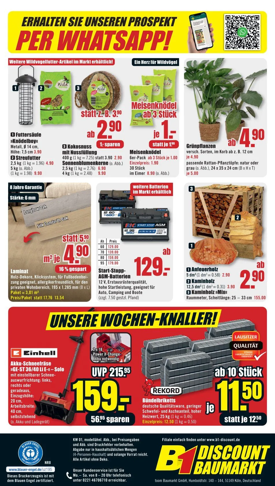 B1 Discount Baumarkt von 27. Dezember bis 2. Januar 2026 - Prospekt seite 6
