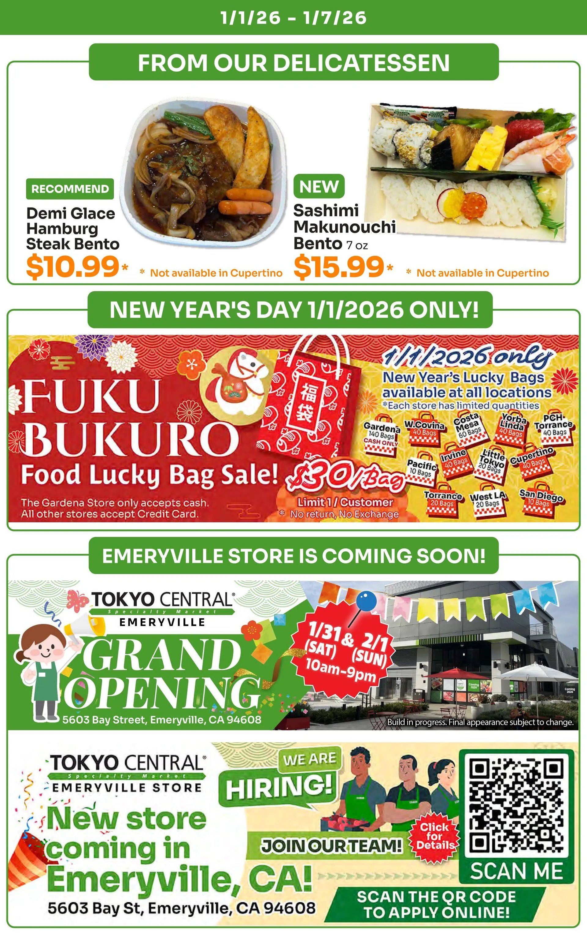 Weekly ad Tokyo Central Specialty Market Sales from January 1 to January 7 2026 - Page 6