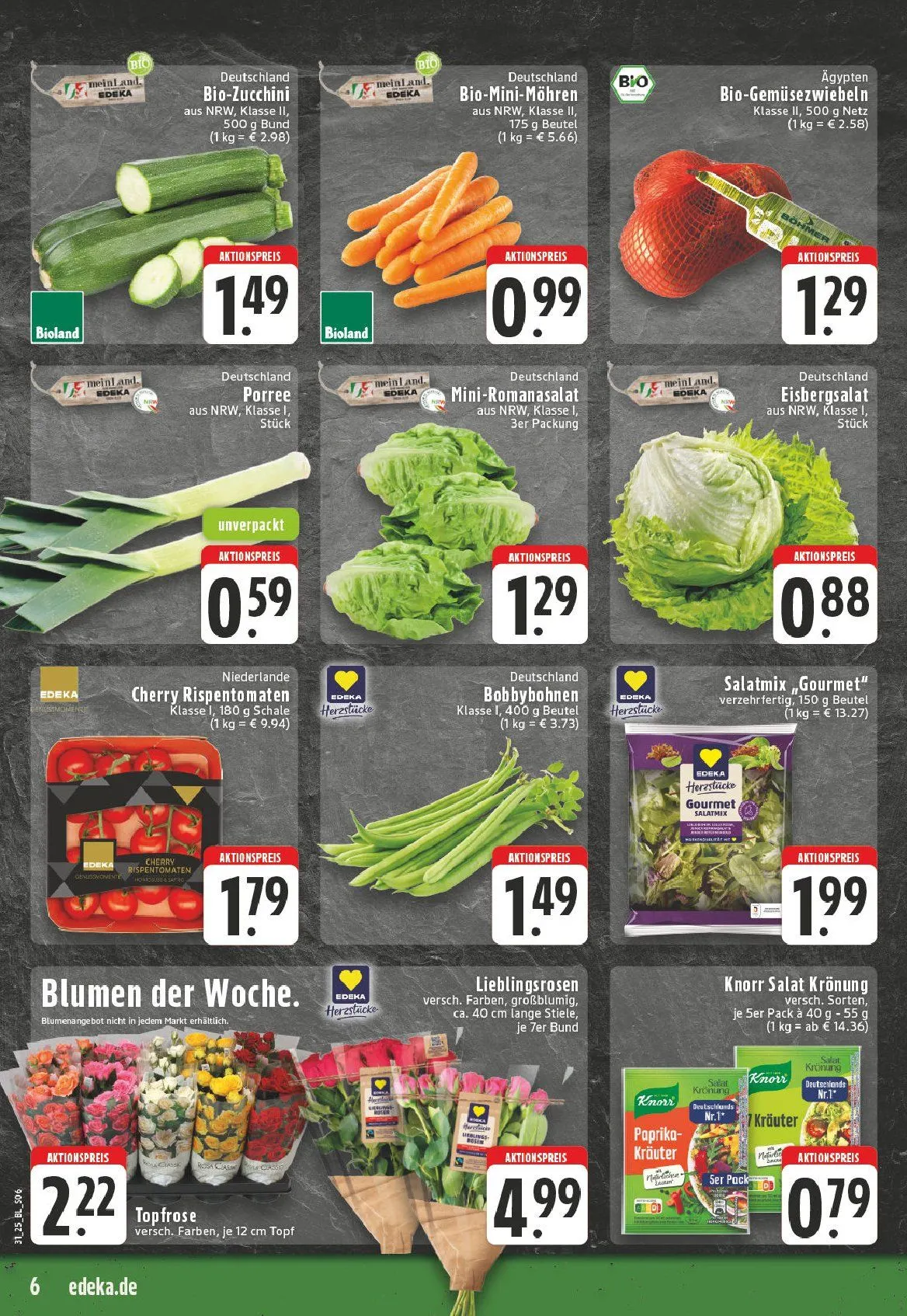 Edeka Prospekte von 28. Juli bis 2. August 2025 - Prospekt seite 6