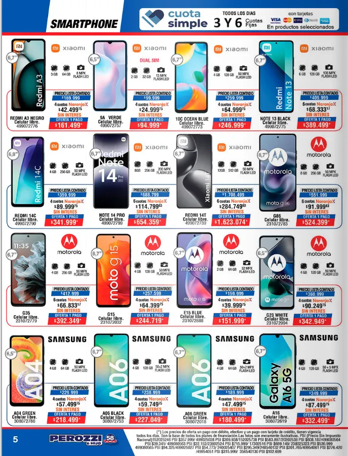 Ofertas de Perozzi e Hijos Ofertas 10 de noviembre al 16 de noviembre 2025 - Página 6 del catálogo