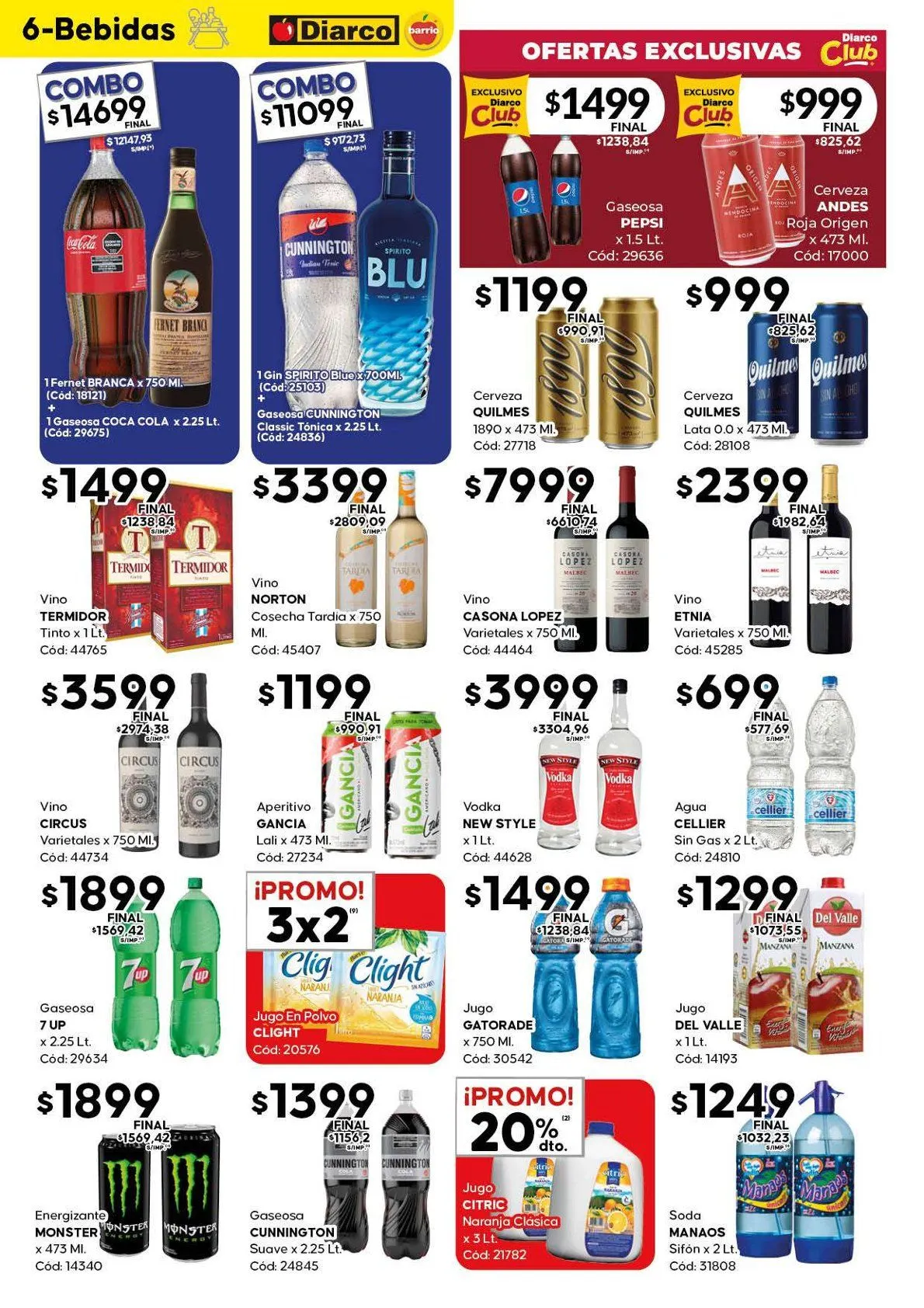 Ofertas de Ofertas Diarco 25 de agosto al 29 de agosto 2025 - Página 6 del catálogo
