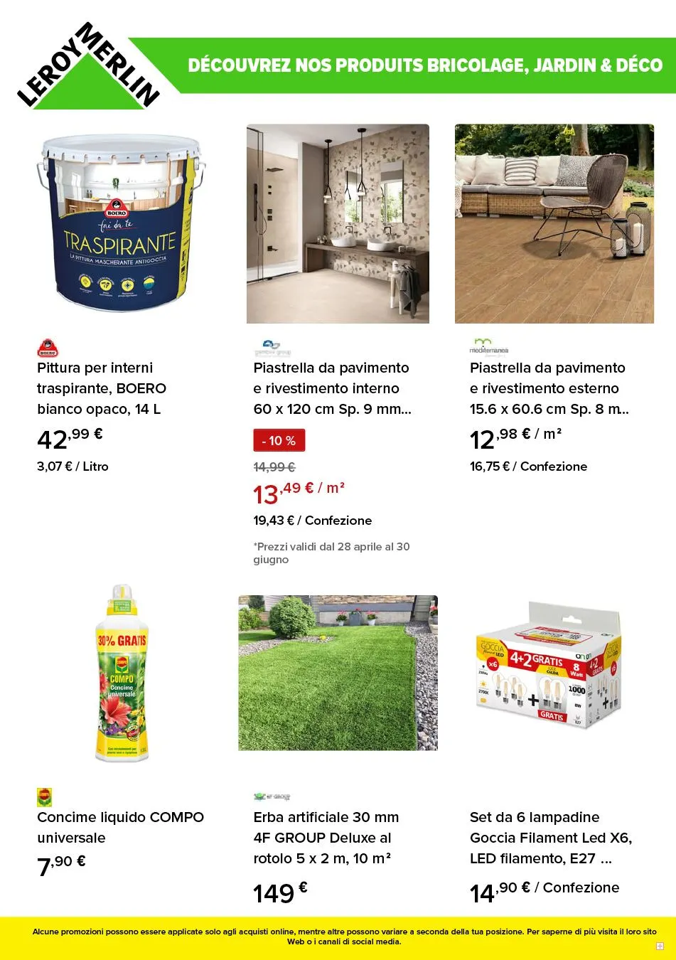 Leroy Merlin Offerte settimanali! da 5 maggio a 19 maggio di 2025 - Pagina del volantino 5