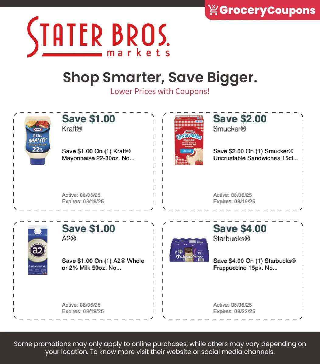Weekly ad Stater Bros. coupons from August 8 to August 31 2025 - Page 5