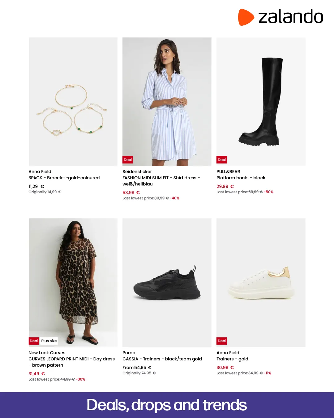 Zalando Große Angebote von 20. März bis 3. April 2025 - Prospekt seite 2