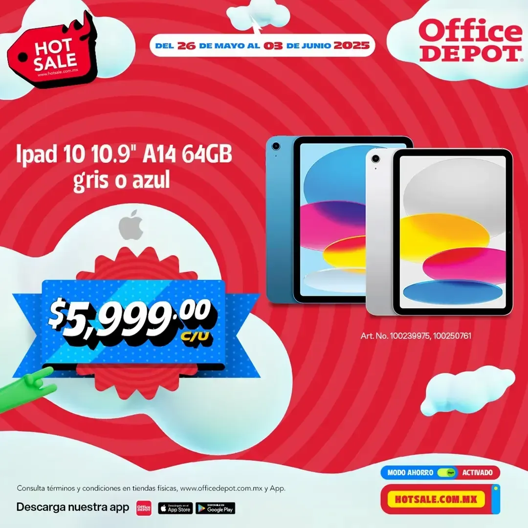 Catálogo de Office Depot Hot Sale 26 de mayo al 3 de junio 2025 - Pagina 