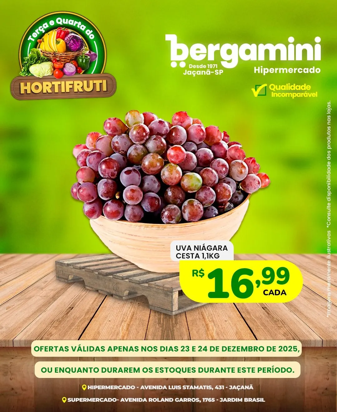 Encarte de Supermercado Bergamini 23 de dezembro até 31 de dezembro 2025 - Pagina 1