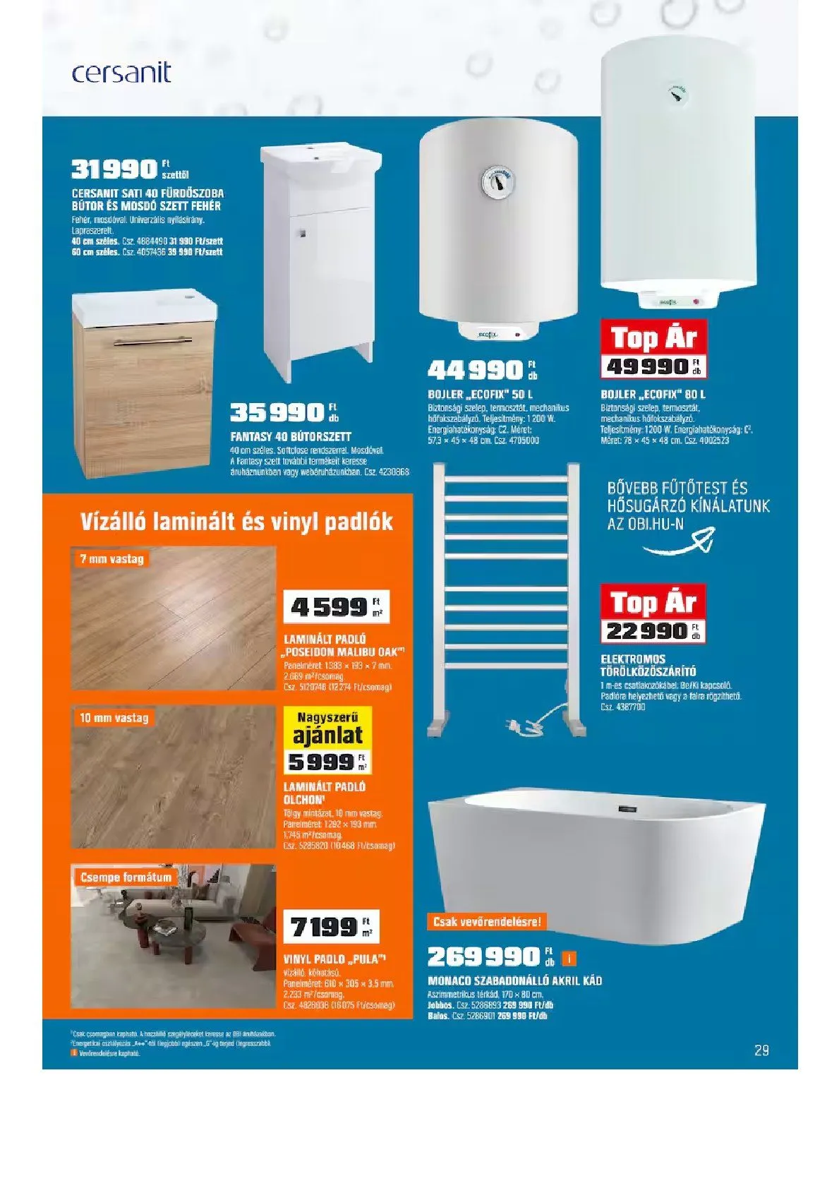 Katalógus OBI legfrissebb ajánlatai március 9.-tól március 29.-ig 2026. - Oldal 61