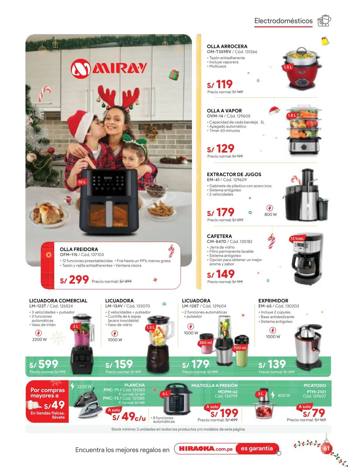 Catalogo de Hiraoka Ofertas 9 de diciembre al 31 de diciembre 2025 - Pag 61