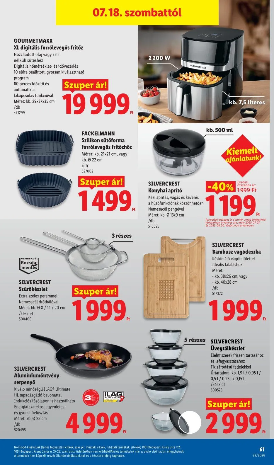 Katalógus Lidl  július 16.-tól július 22.-ig 2026. - Oldal 62
