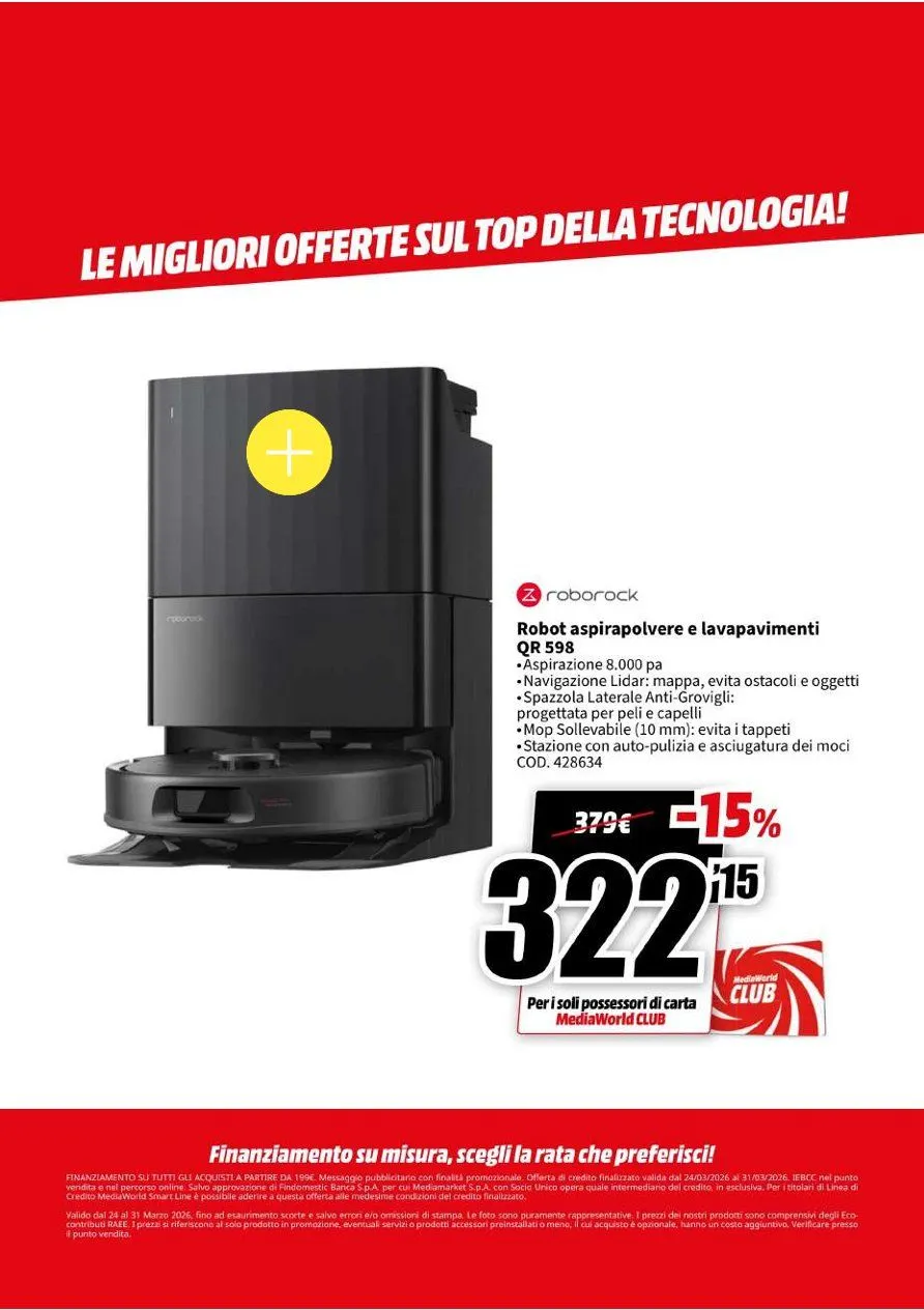  Mediaworld Volantino da 24 marzo a 31 marzo di 2026 - Pagina del volantino 61