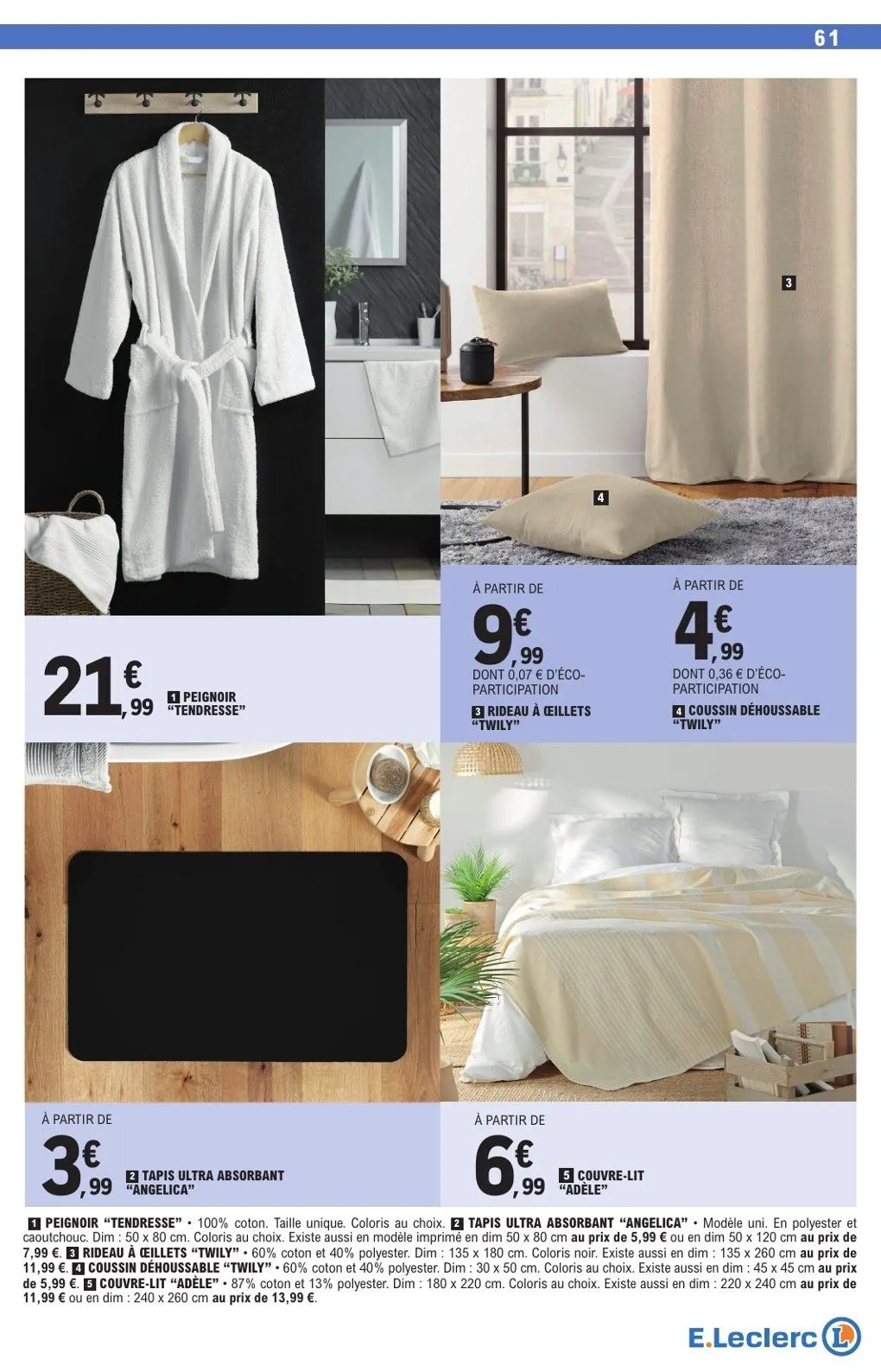 Catalogues E.Leclerc du 16 juin au 20 juin 2026 - Catalogue page 61