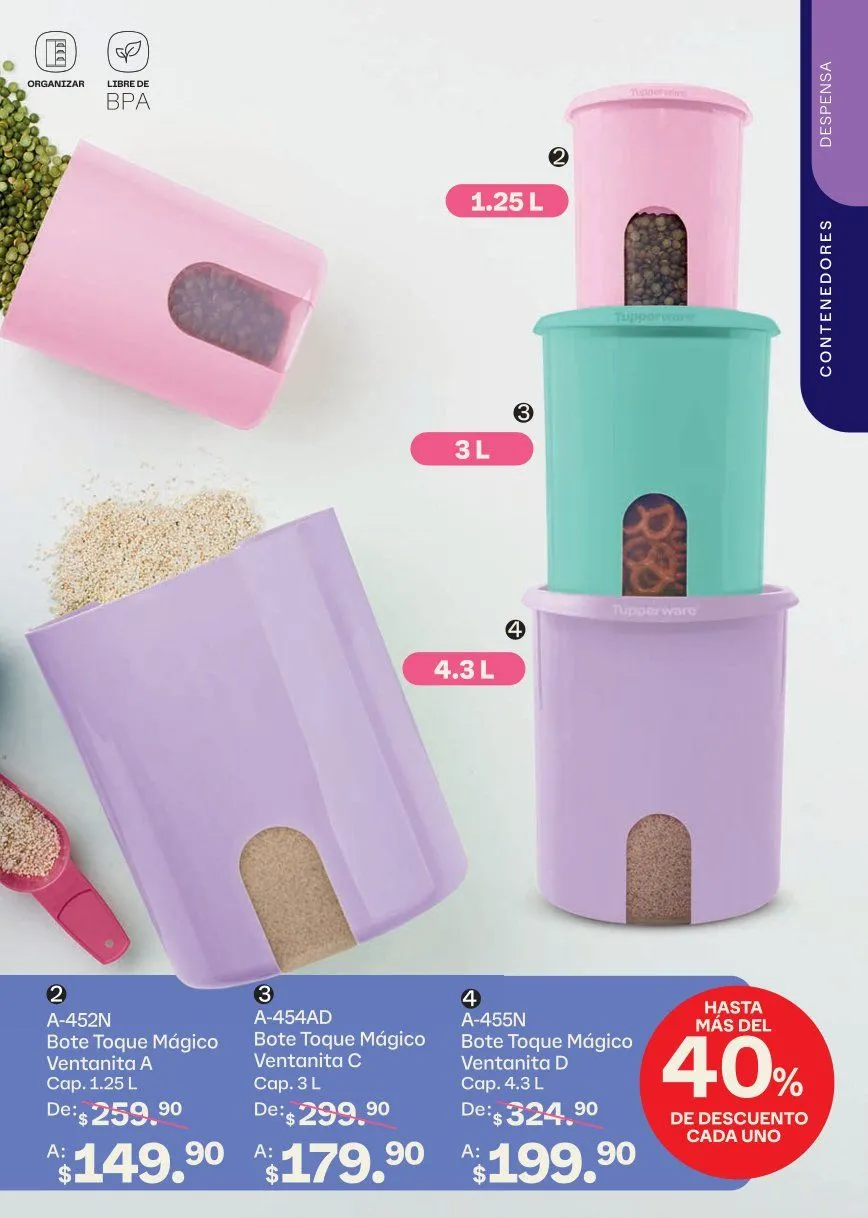 Catálogo de Tupperware Ofertas 15 de junio al 12 de julio 2026 - Pagina 61