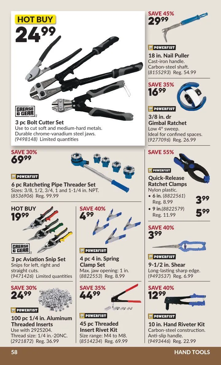 Princess Auto Sales from April 7 to April 19 2026 - flyer page 61