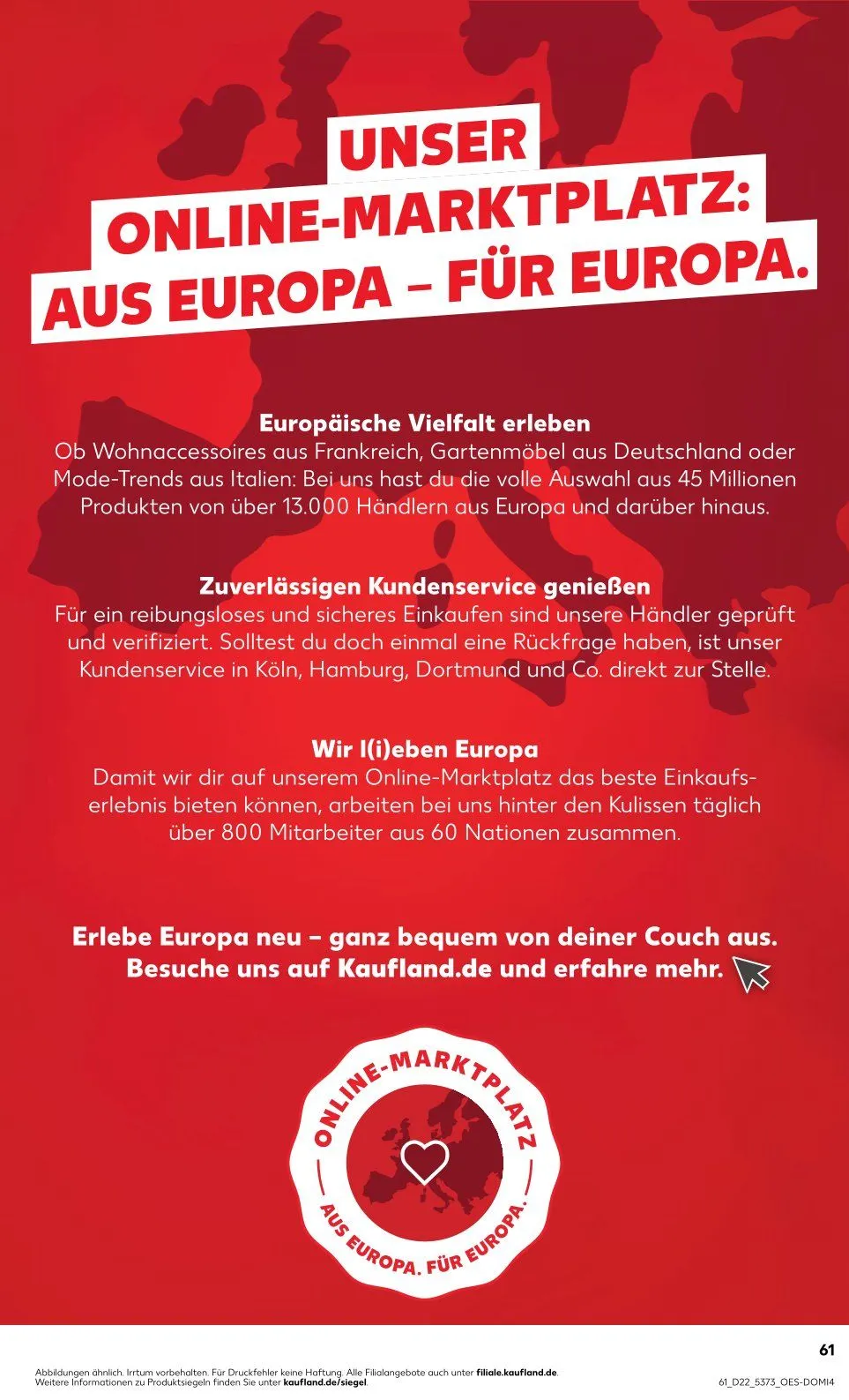 Kaufland Prospekte von 28. Mai bis 3. Juni 2026 - Prospekt seite 61