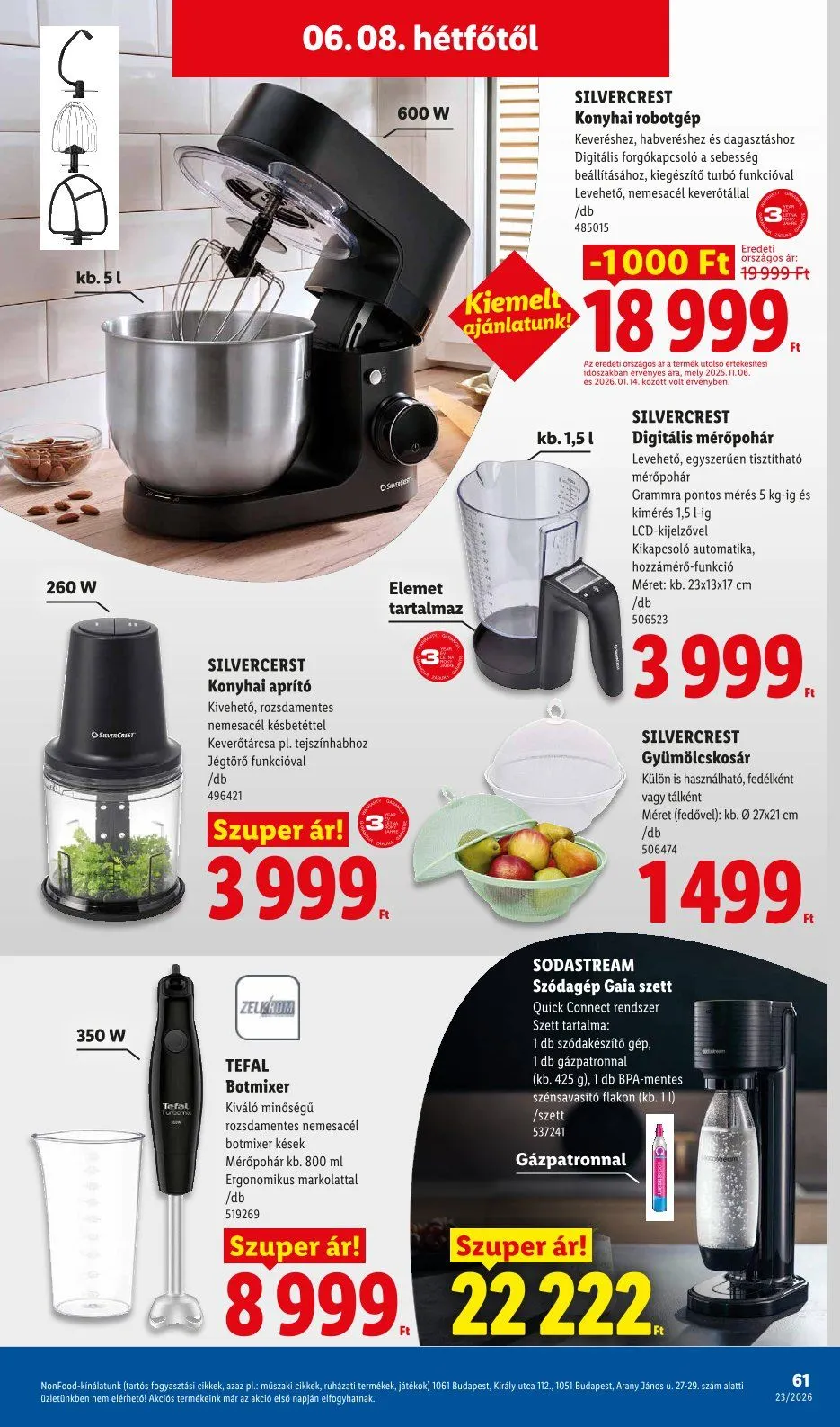 Katalógus Lidl legfrissebb ajánlatai június 4.-tól június 10.-ig 2026. - Oldal 61