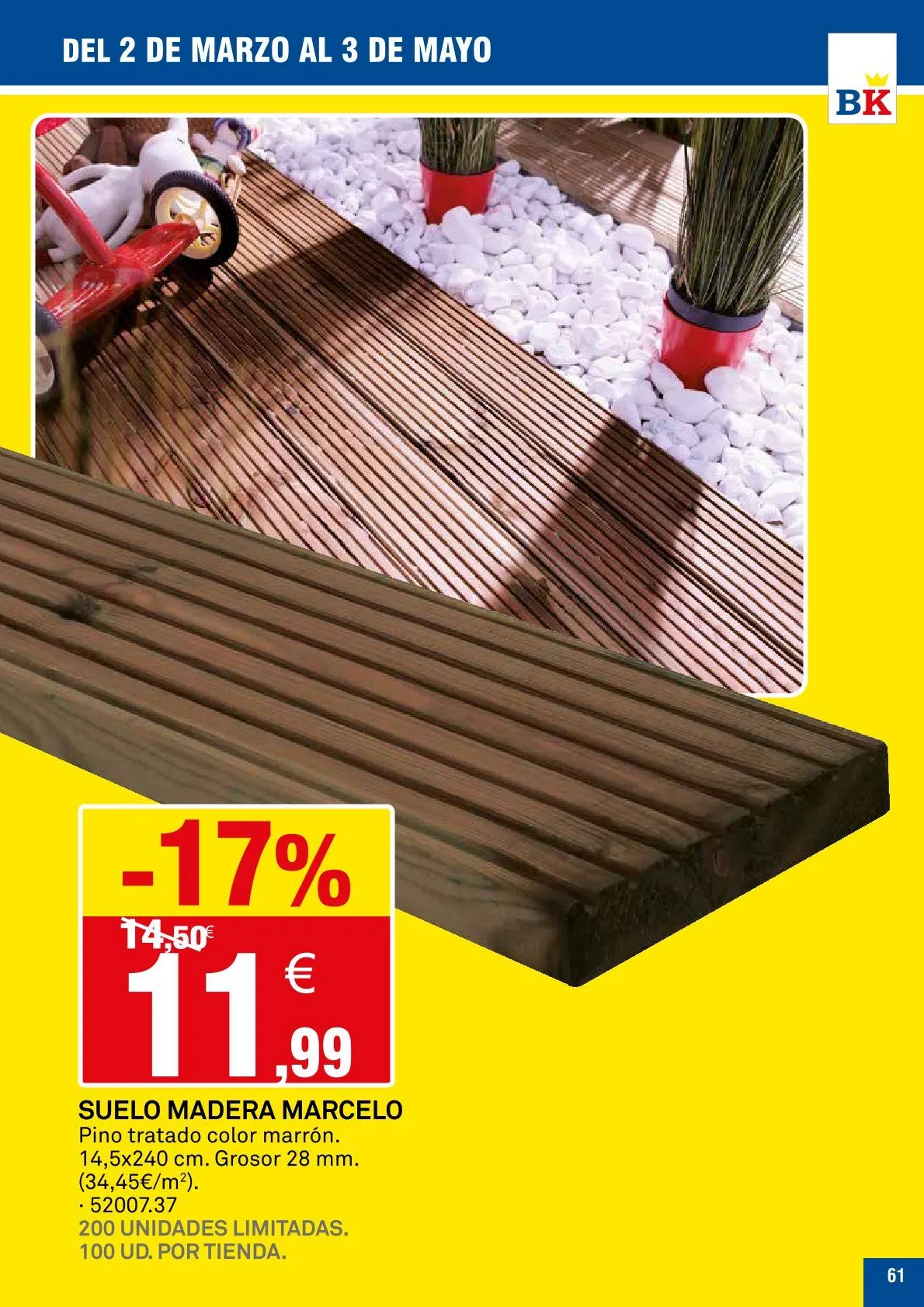 Catálogo de Bricoking Ofertas 2 de marzo al 3 de marzo 2026 - Página 61