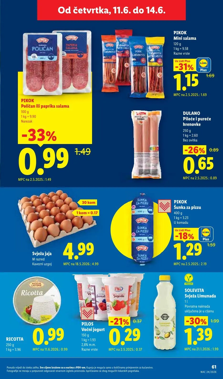Katalog  LIDL od 8. lipnja do 14. lipnja 2026. - Pregled Stranica 61
