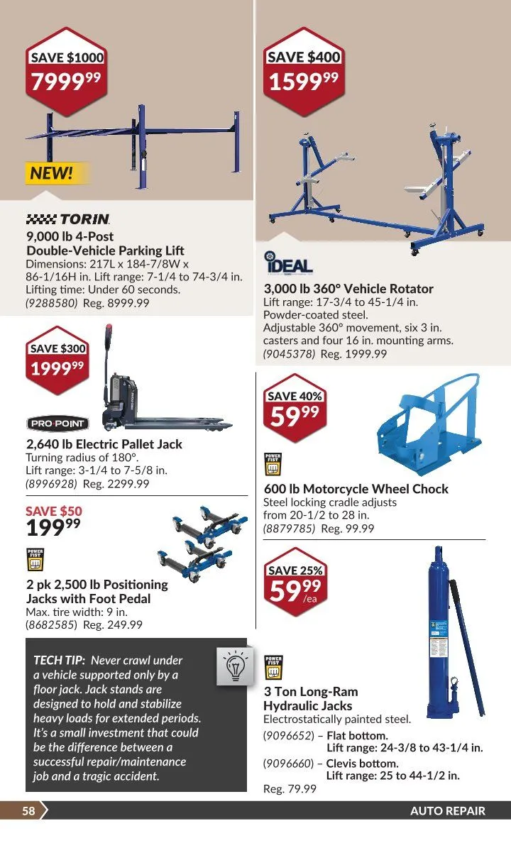 Princess Auto Sales from March 25 to April 6 2025 - flyer page 47