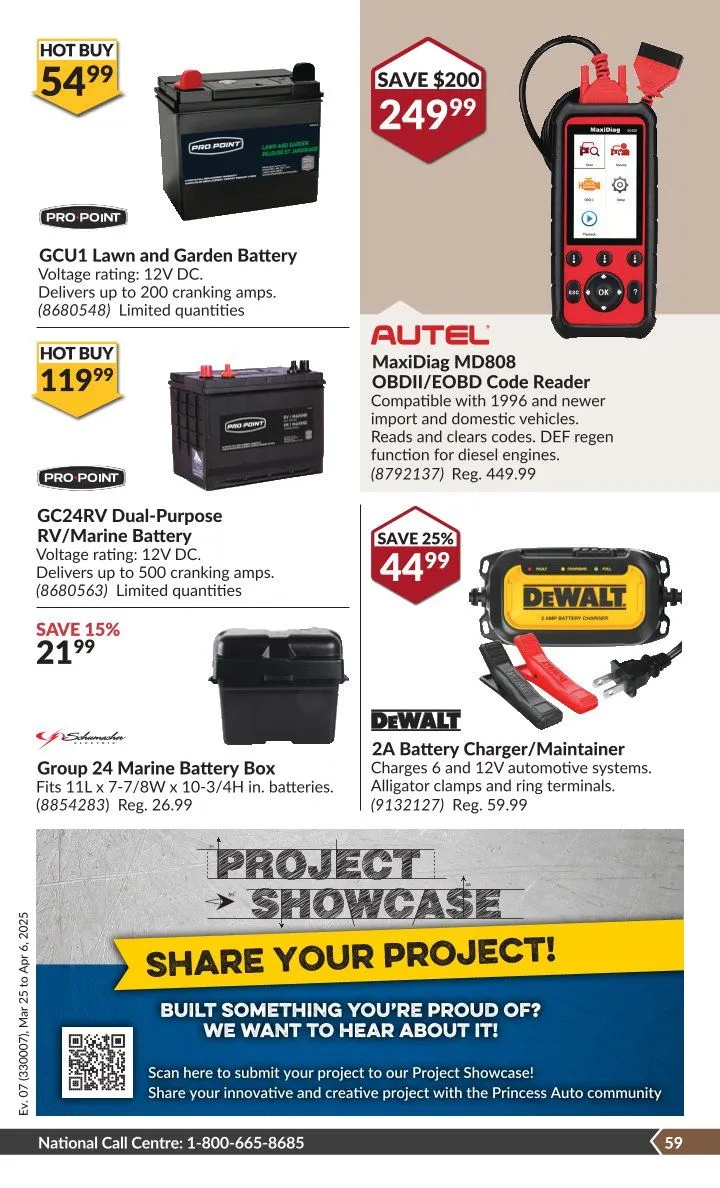 Princess Auto Sales from March 25 to April 6 2025 - flyer page 48
