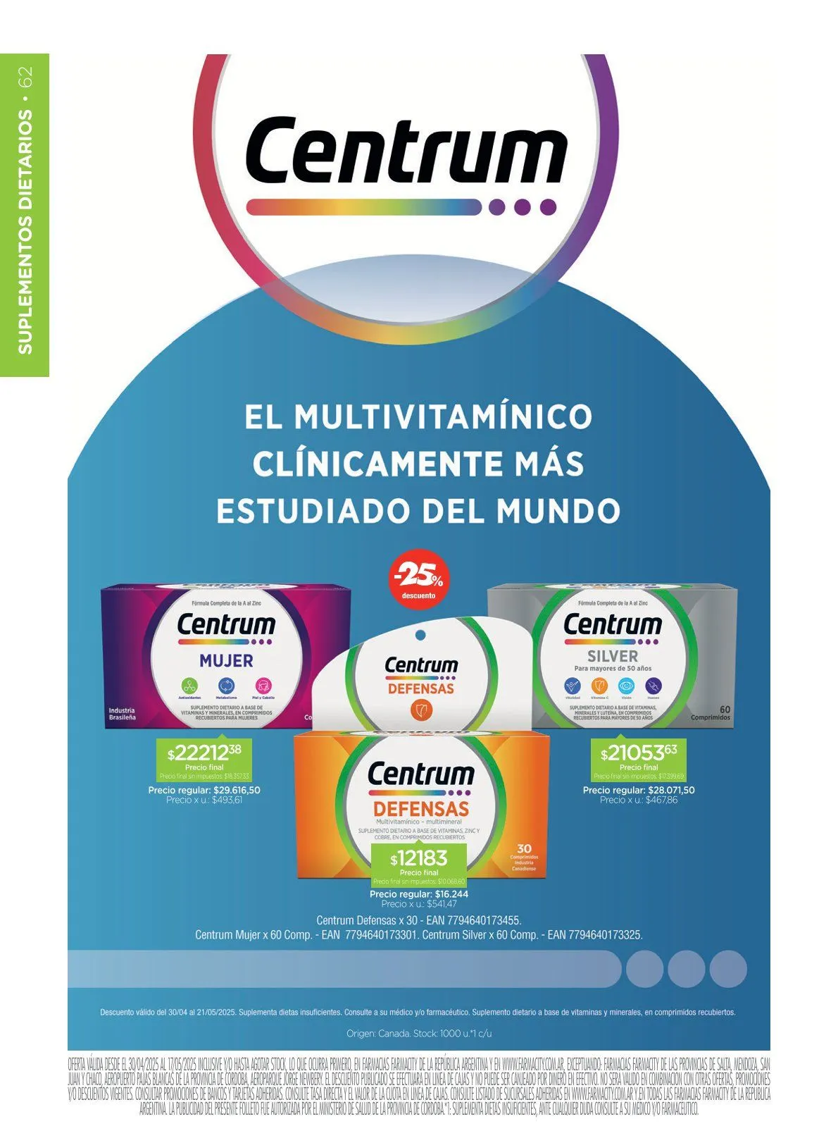 Ofertas de Farmacity Ofertas 6 de mayo al 17 de mayo 2025 - Página 62 del catálogo