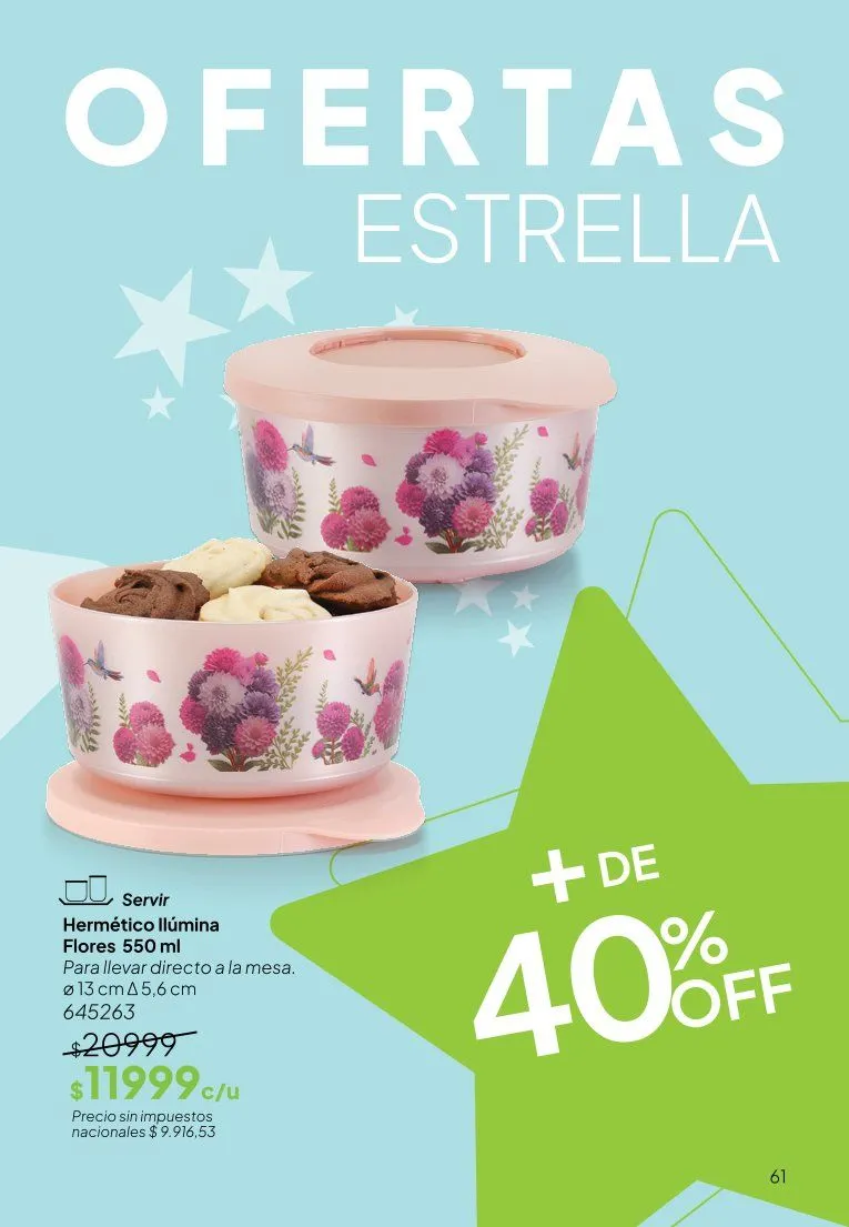 Ofertas de  Ofertas Tupperware  9 de junio al 30 de junio 2026 - Página 61 del catálogo