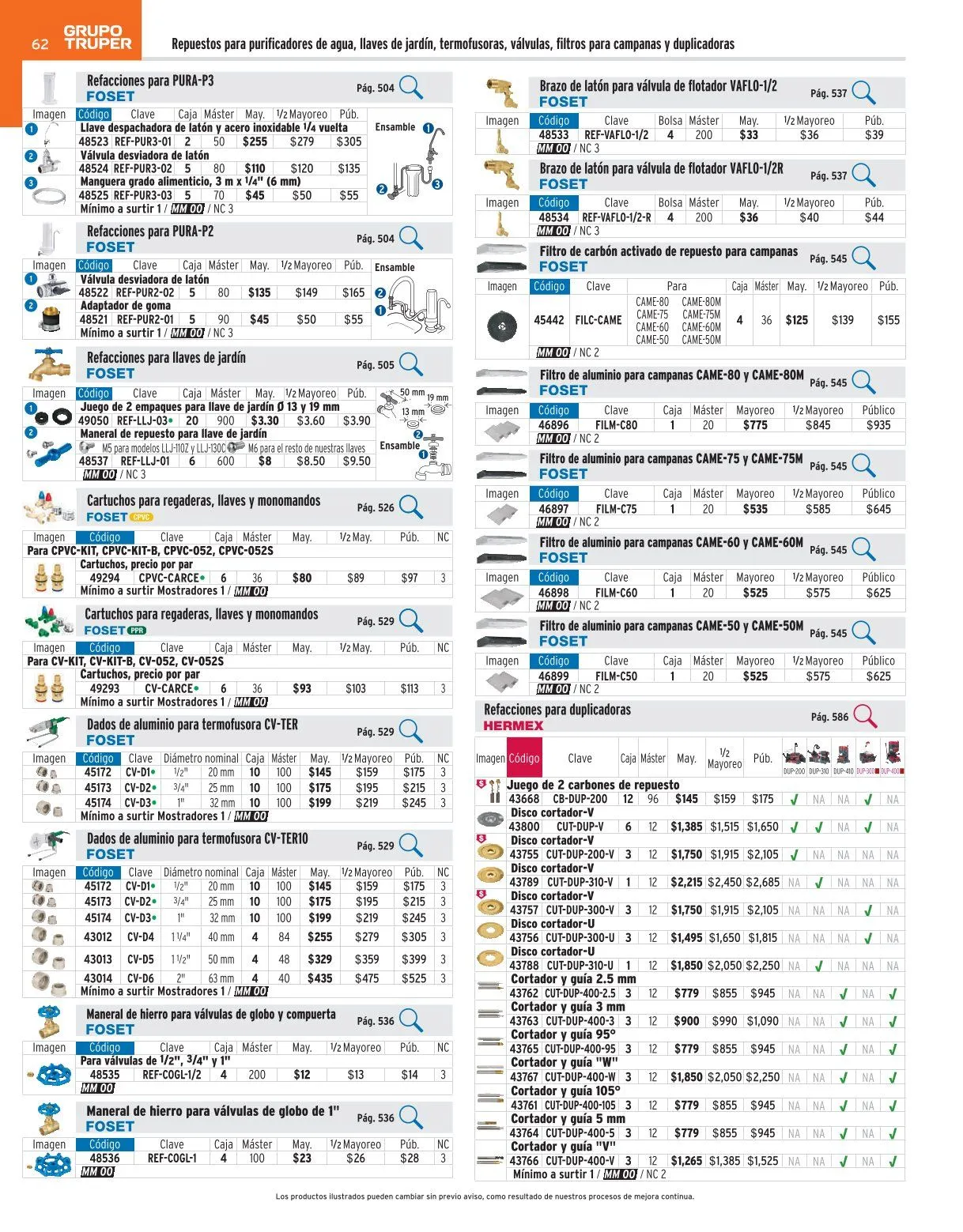 Catálogo de Truper catálogos y ofertas 20 de marzo al 30 de mayo 2026 - Pagina 62