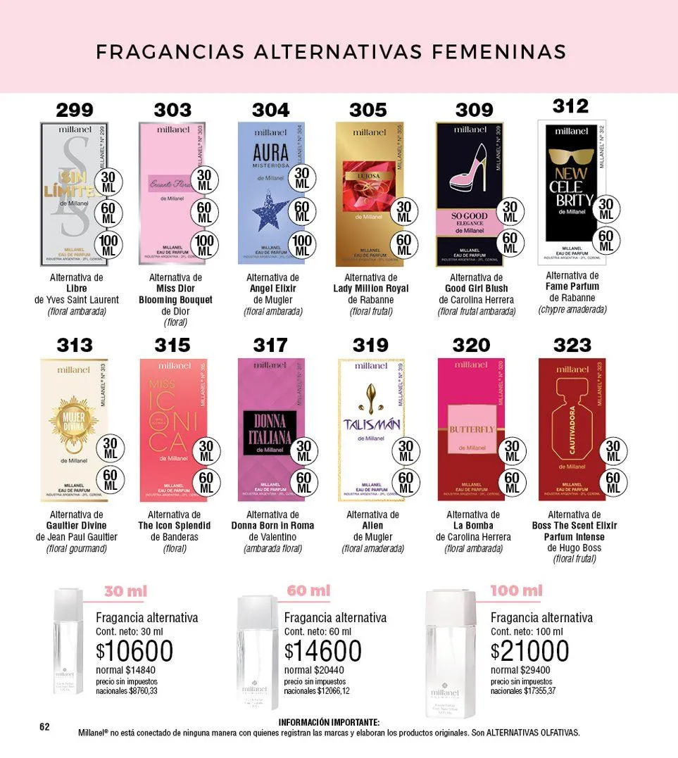 Ofertas de  Ofertas Millanel  20 de julio al 16 de agosto 2026 - Página 62 del catálogo