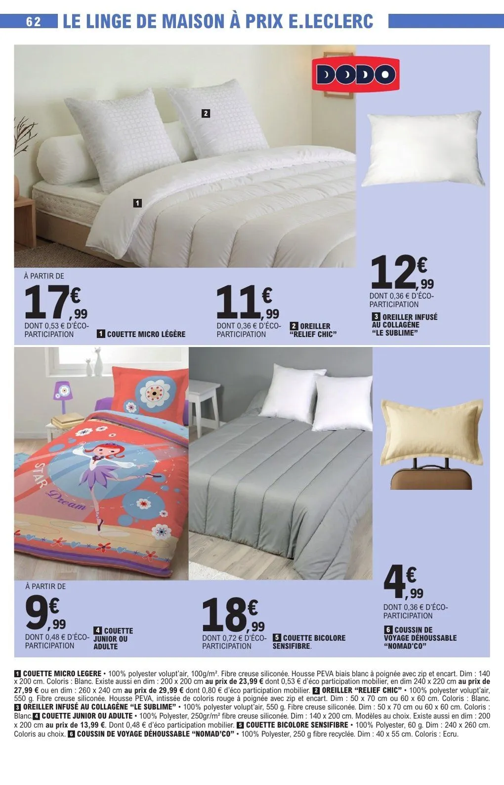 Catalogues E.Leclerc du 16 juin au 20 juin 2026 - Catalogue page 62