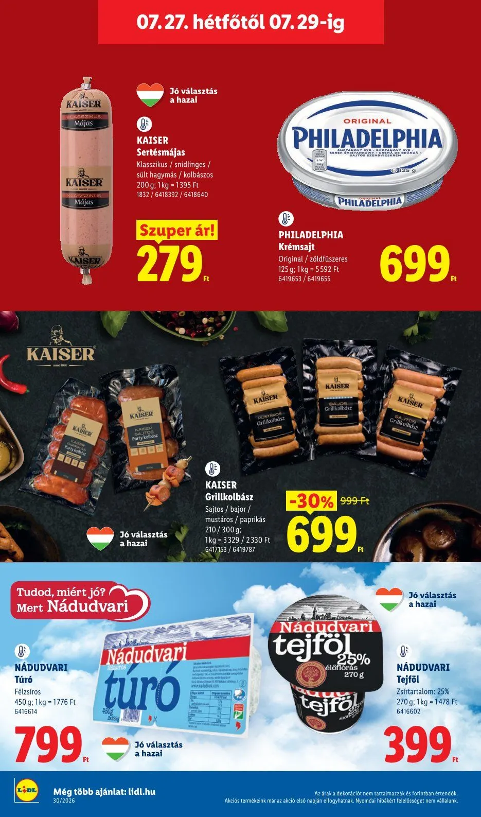 Katalógus  Lidl legfrissebb ajánlatai július 23.-tól július 29.-ig 2026. - Oldal 62