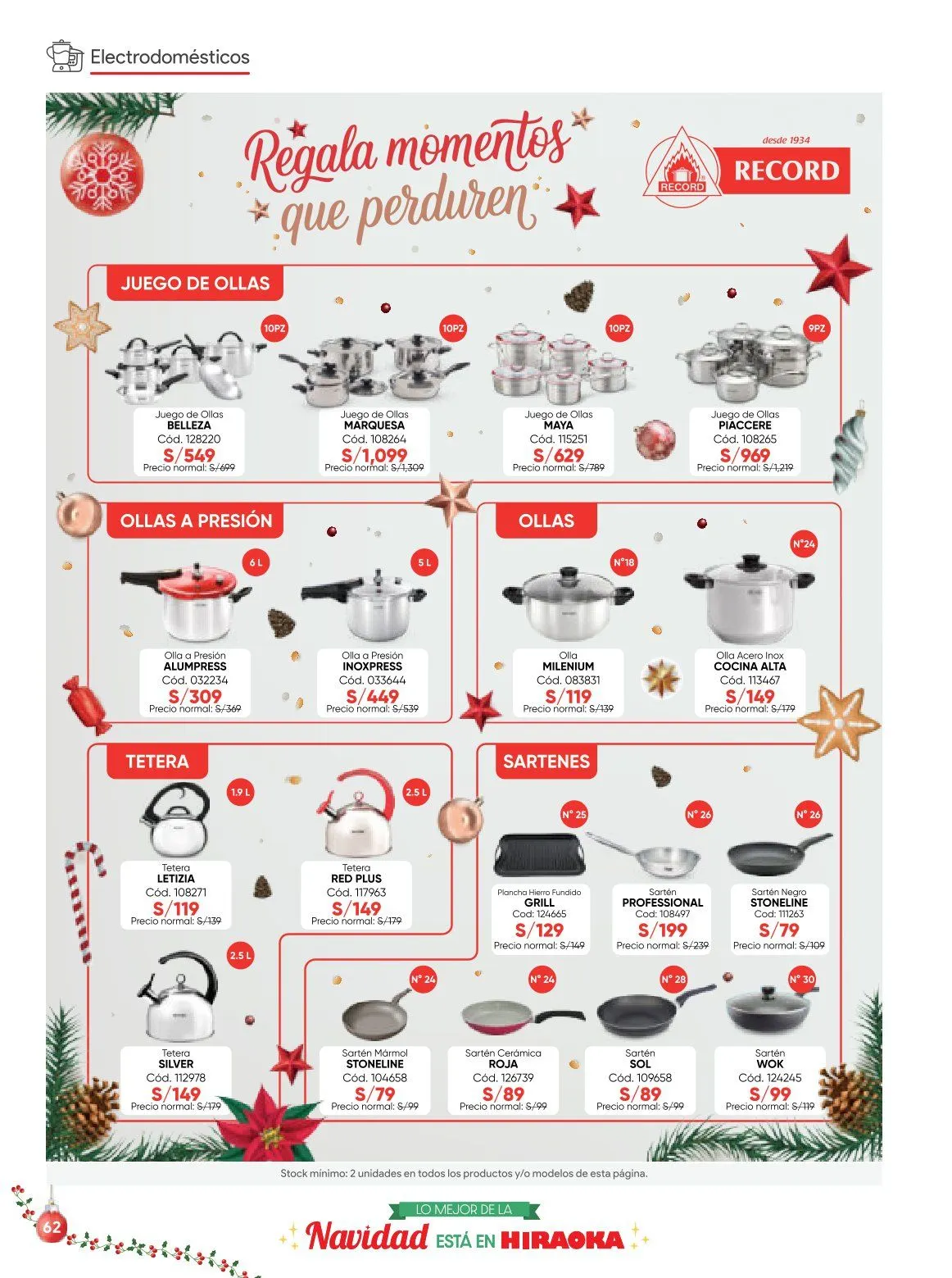 Catalogo de Hiraoka Ofertas 9 de diciembre al 31 de diciembre 2025 - Pag 62