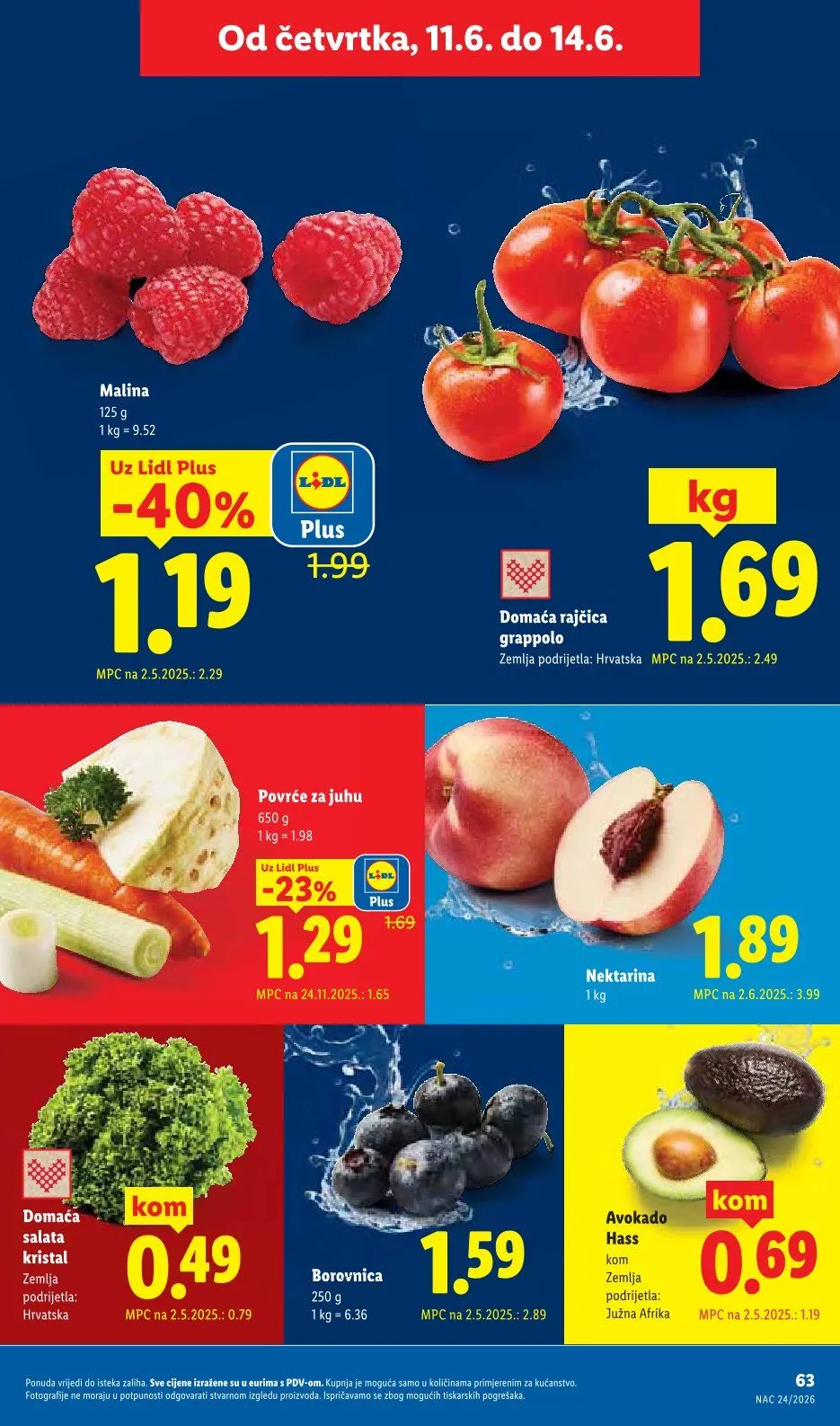 Katalog  LIDL od 8. lipnja do 14. lipnja 2026. - Pregled Stranica 63