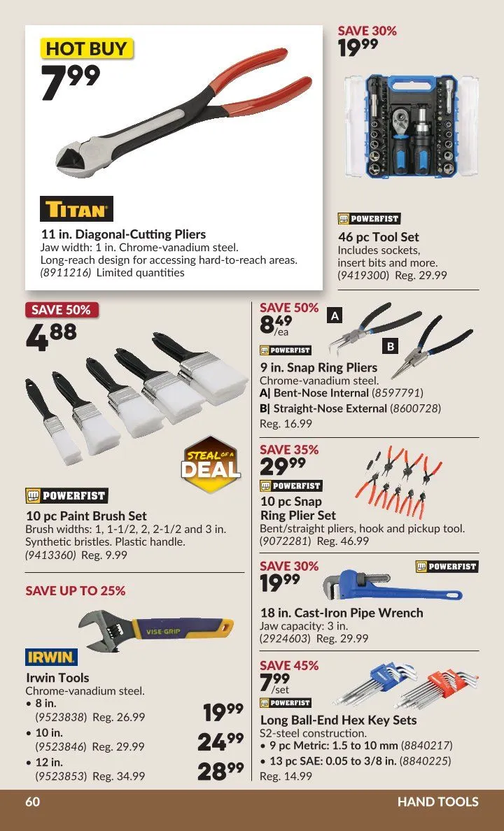 Princess Auto Sales from April 7 to April 19 2026 - flyer page 63
