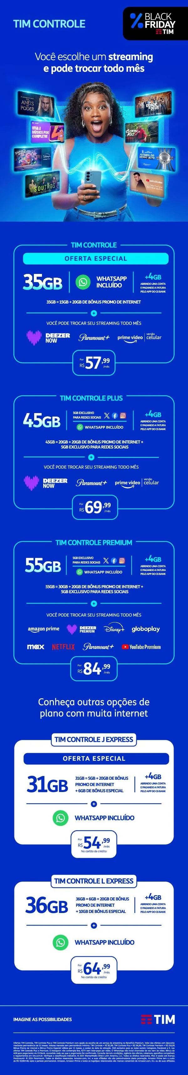 Encarte de TIM Black Friday  1 de dezembro até 2 de dezembro 2024 - Pagina 2