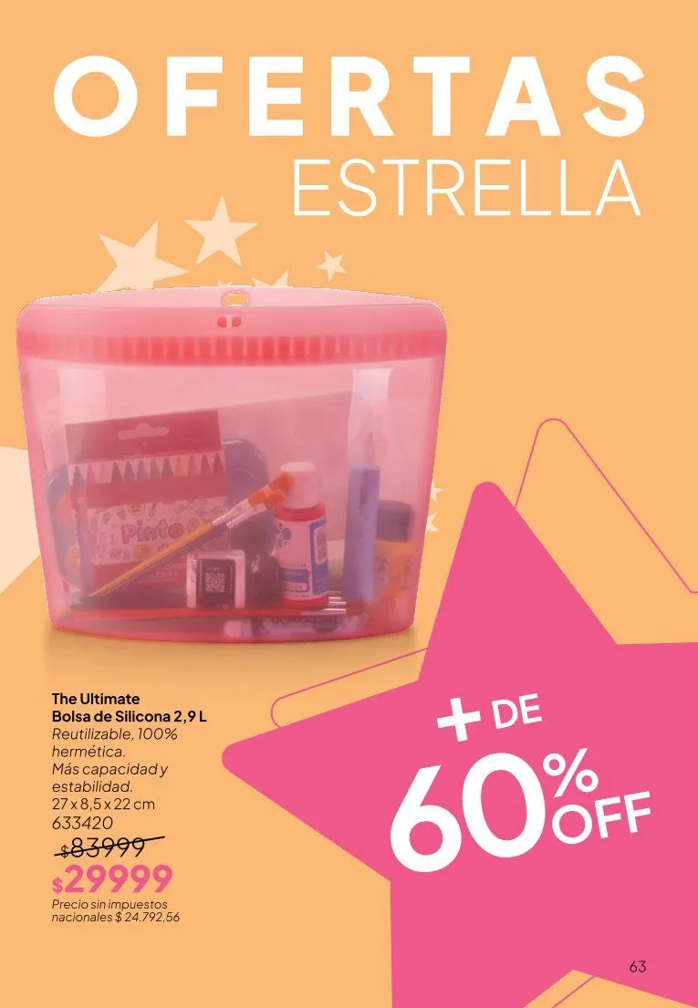 Ofertas de  Ofertas Tupperware  9 de junio al 30 de junio 2026 - Página 63 del catálogo