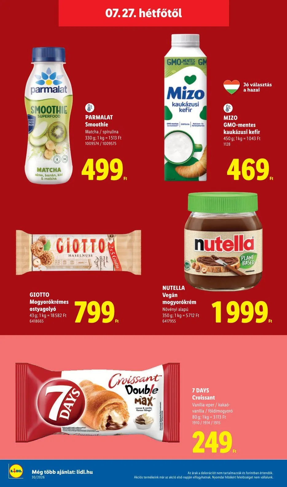 Katalógus  Lidl legfrissebb ajánlatai július 23.-tól július 29.-ig 2026. - Oldal 64