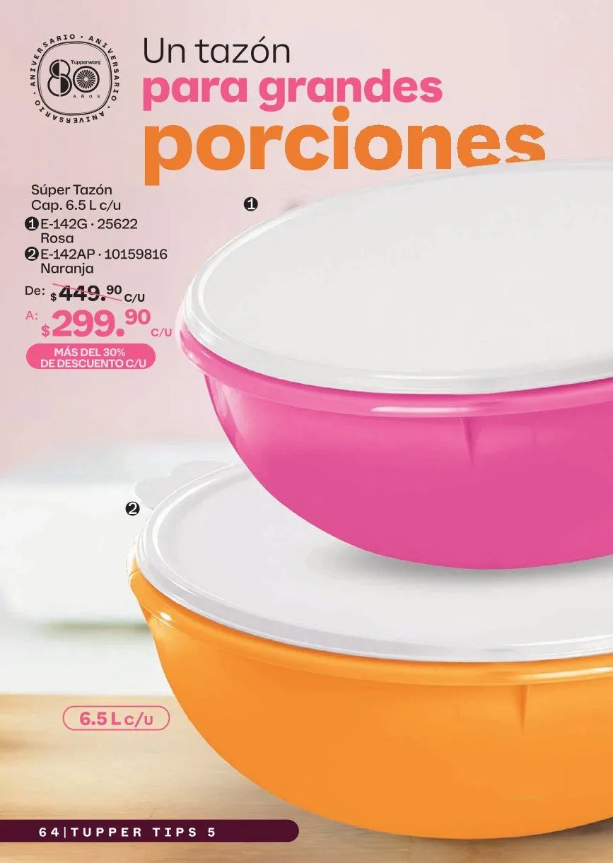Catálogo de Tupperware Ofertas 17 de abril al 20 de mayo 2026 - Pagina 64