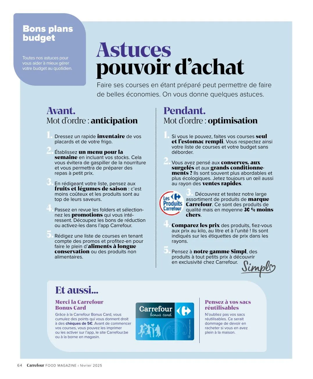 Carrefour Promoties van 31 januari tot 27 maart 2025 - folder pagina 53